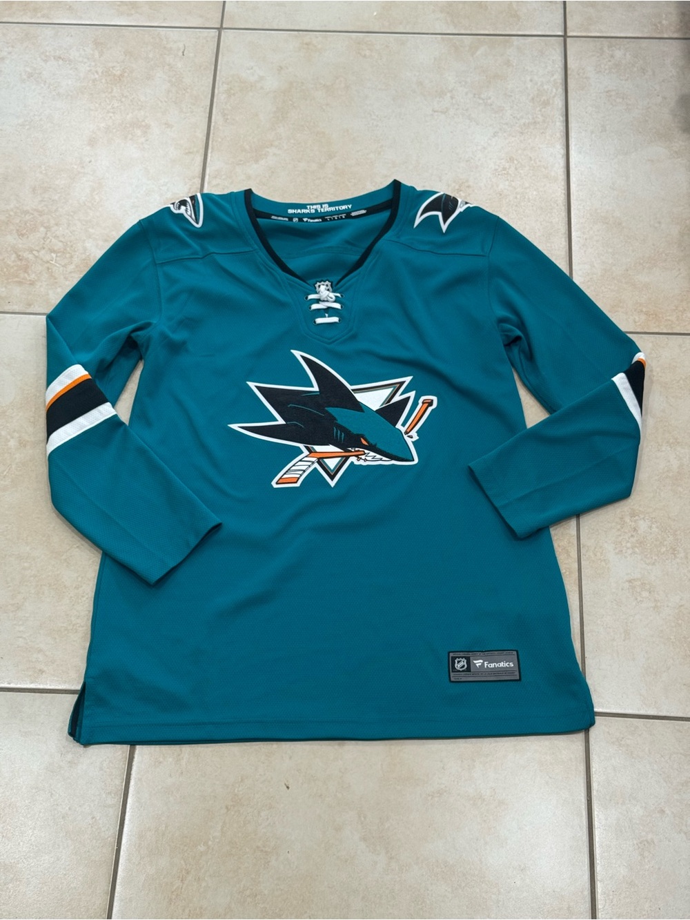 San Jose Sharks Hockey Jersey (L)